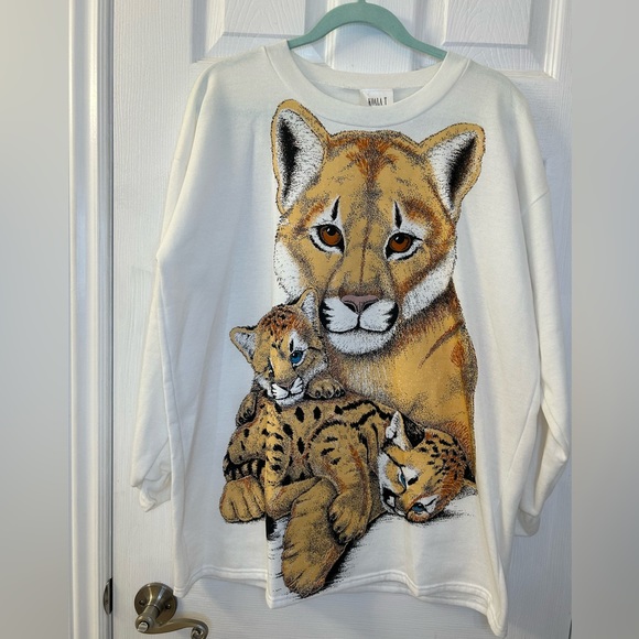 New with Tags vintage cougar and cubs sweater, made in Canada, XL - Picture 1 of 5